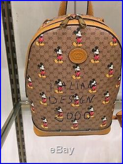 gucci mickey mouse backpack