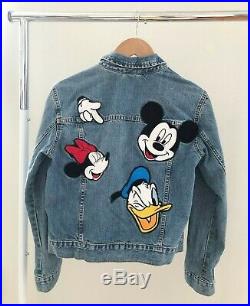 mickey mouse jean jacket zara