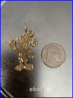 10k disney mickey mouse pendant