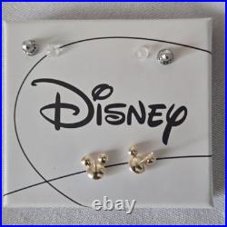 10kt Gold Pearl Disney Mickey Mouse Earrings Gift For Girl New In Box Pierced