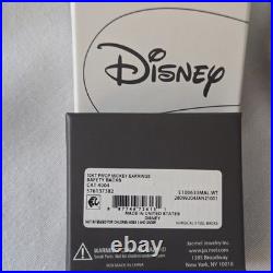 10kt Gold Pearl Disney Mickey Mouse Earrings Gift For Girl New In Box Pierced