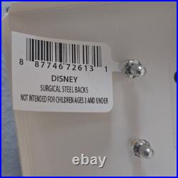 10kt Gold Pearl Disney Mickey Mouse Earrings Gift For Girl New In Box Pierced