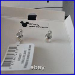 10kt Gold Pearl Disney Mickey Mouse Earrings Gift For Girl New In Box Pierced