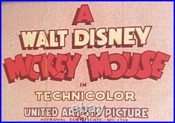16mm Disney Colour Sound Film Compilation 2 x Mickey Mouse Shorts