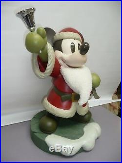 18 Seasons Greetings Disney Mickey Mouse Santa withDonald, Big Figure, Heavy