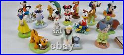 18 x Disney Figurine Bundle. Mickey, Minnie Mouse, Dumbo etc. Made In Sri Lanka