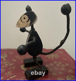 1920s Micky Mouse Pre Disney Mickey Mouse Performo Toy Co Poseable Wooden Toy