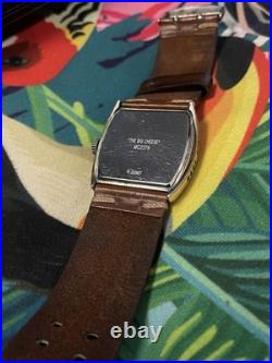 1928 Disney Mickey Mouse The Big Cheese WATCH Model MC076 tank-style. Antique