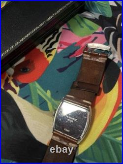 1928 Disney Mickey Mouse The Big Cheese WATCH Model MC076 tank-style. Antique