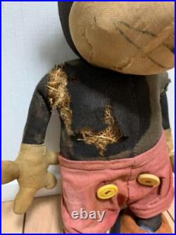 1930s Antique Disney Mickey mouse Knickerbocker Plush Doll Figurine 15 inch High 1930s Antique Disney Mickey mouse Knickerbocker Plush Doll Figurine 15 inch High