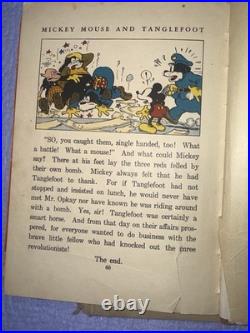 1936 Mickey Mouse & His Horse Tanglefoot COMPLETE 60pg Disney David McKay 1st