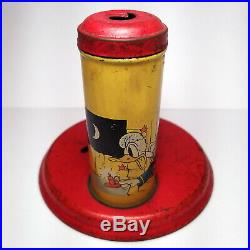 1938 Vintage Antique Disney Donald Duck Night Light Kiddy Lite Mickey Mouse Toy