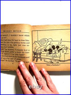1938 Walt Disney Story of Mickey Mouse Book Vintage USA Hardback