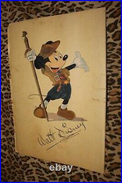 1947 World Scout Jamboree Newspaper Cover Mickey Mouse Disney 16 journaux