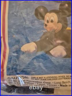 1990 Intex Wet Set Disney Mickey Mouse Pool Rider 42x29 Inflatable Float NEW