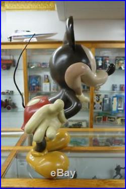 2000's Rare Walt Disney Life Size Mickey Mouse Store Display Statue Big Figure