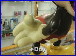 2000's Rare Walt Disney Life Size Mickey Mouse Store Display Statue Big Figure
