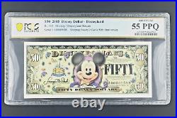 2005 $50 Mickey Mouse Disney Dollar Charles Boyer Autograph