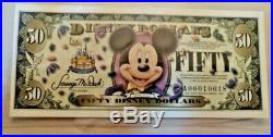 2005 A $50 Disney Dollar Mickey Mouse 50th anniversary Fifty Dollars Disney Land