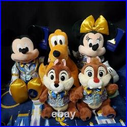 2021 Disney Parks 50th Anniversary Mickey Mouse, Minnie, Pluto, Chip, Dale Plush