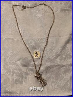 2022 DISNEY BETSEY JOHNSON 50th ANNIVERSARY MICKEY MOUSE NECKLACE & COIN
