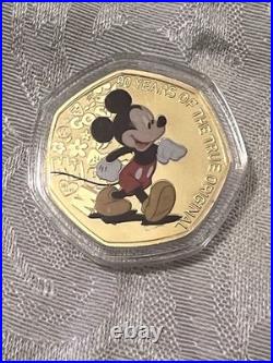 2022 DISNEY BETSEY JOHNSON 50th ANNIVERSARY MICKEY MOUSE NECKLACE & COIN