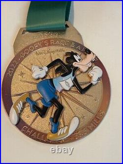 2022 RunDisney GOOFY MARATHON Medal 50th Anniversary Mickey Mouse