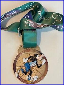 2022 RunDisney GOOFY MARATHON Medal 50th Anniversary Mickey Mouse