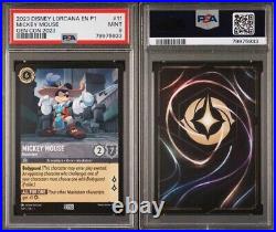 2023 Disney Lorcana En P1 Mickey Mouse Gen Con 2023 #11 Psa Mint 9