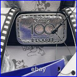 2023 Disney Parks 100th Decades. Mickey Mouse Steamboat Willie Loungefly Bag