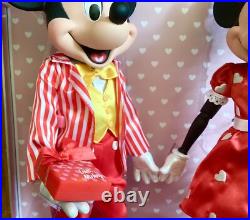 2024 Disney Mickey & Minnie Mouse Valentine's Day 12 Doll Set Limited Edition