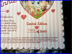 2024 Disney Mickey & Minnie Mouse Valentine's Day 12 Doll Set Limited Edition