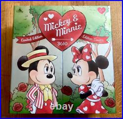 2024 Disney Mickey & Minnie Mouse Valentine's Day 12 Doll Set Limited Edition