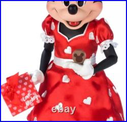 2024 Disney Mickey & Minnie Mouse Valentine's Day 12 Doll Set Limited Edition