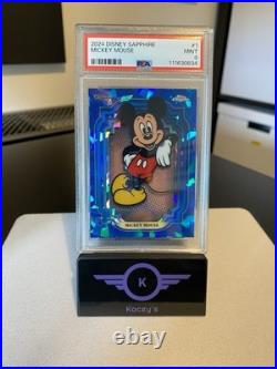 2024 Topps Chrome Disney Sapphire Edition #1 Mickey Mouse Psa 9