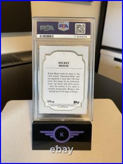 2024 Topps Chrome Disney Sapphire Edition #1 Mickey Mouse Psa 9