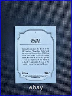 2024 Topps Chrome Disney Sapphire Mickey Mouse first set CLEAN