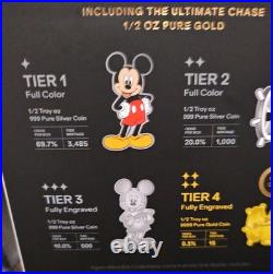 2025 Agoro Disney Mickey Mouse Tier 1 #1600/3485 1/2 oz. 999 Pure Silver