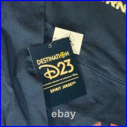 2025 Destination D23 Disney Mickey Mouse Navy Spirit Jersey Adult Sizes NWT