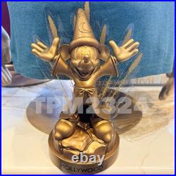 2025 Disney Parks Hollywood Studios Sorcerer Mickey Mouse Logo Figurine NEW