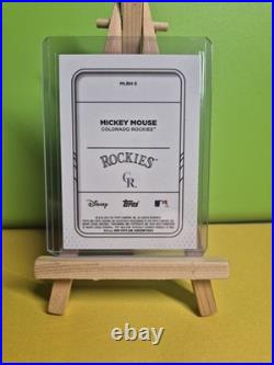 2025 Topps Chrome Disney Mickey Mouse MLB Refractor Colorado Rockies SSP