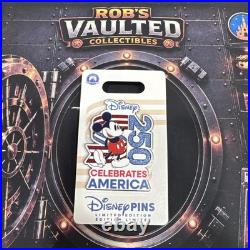2026 Disney Pin 250th 250 Celebrates America Mickey Mouse LE 1776