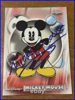 2026 Topps Chrome Disney Mickey Mouse On Card Autograph Signed