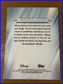 2026 Topps Chrome Disney Mickey Mouse On Card Autograph Signed