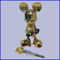 24K Gold Disney Mickey Mouse Transformation Sculpture Paintbrush Pewter 19/100