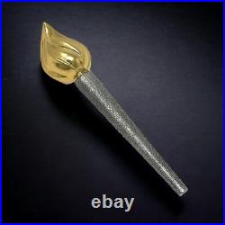 24K Gold Disney Mickey Mouse Transformation Sculpture Paintbrush Pewter 19/100
