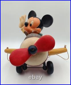 37 cm / 14.6'' Vintage Disney Mickey Mouse Airplane