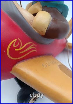 37 cm / 14.6'' Vintage Disney Mickey Mouse Airplane