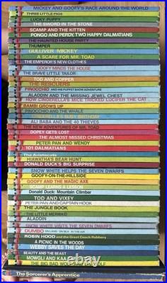 47 Vintage Disney Books Job Lot Bundle Mickey Mouse