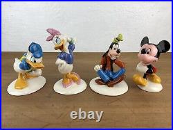 4x Royal Doulton Mickey Mouse 70th Collection Figurines